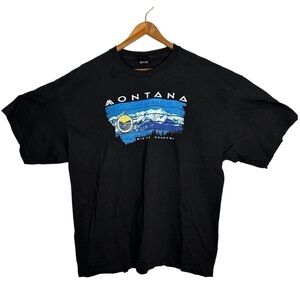 VINTAGE Montana Prairie Mountain Made in USA T-shirt